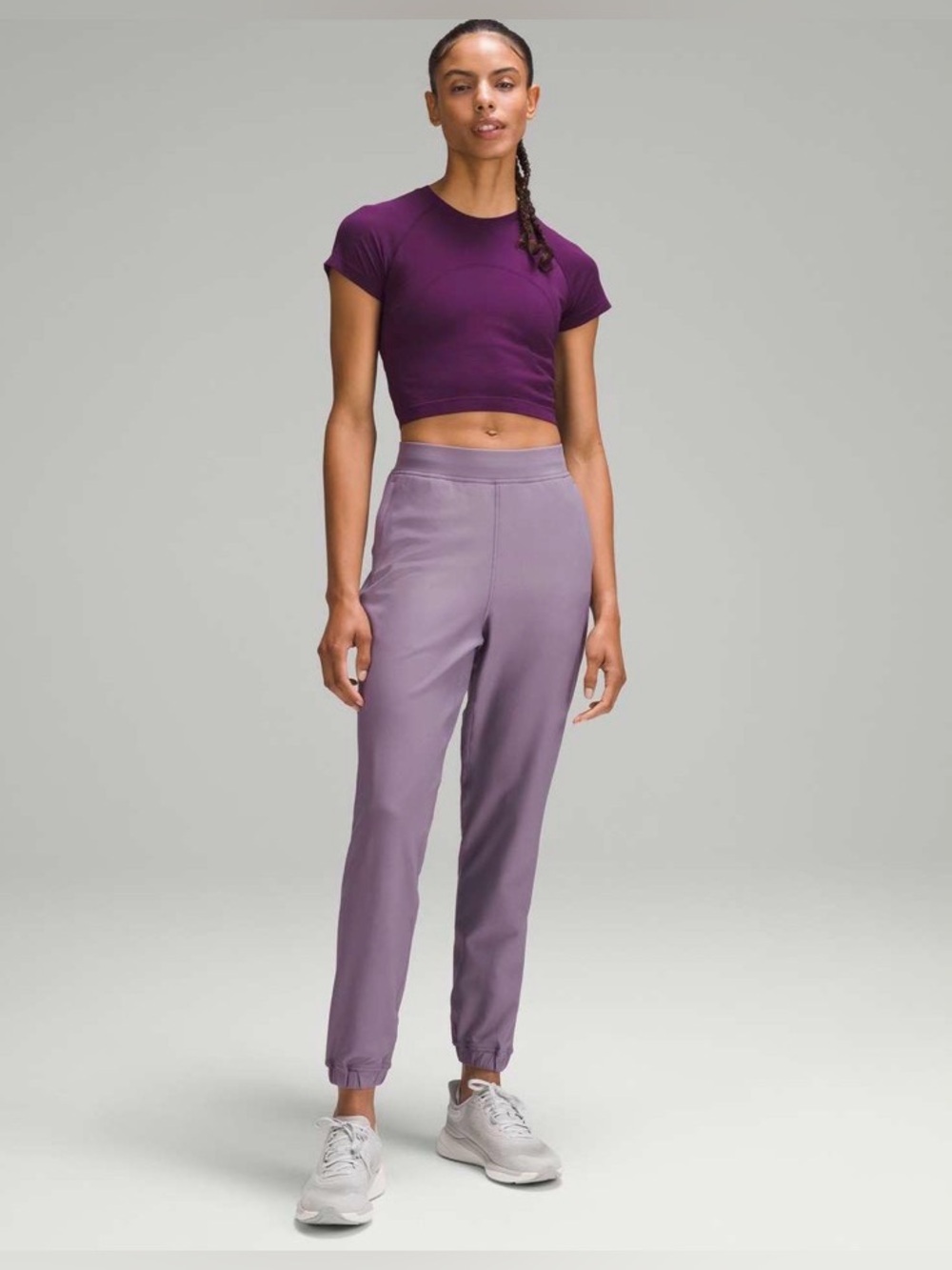 Lululemon Adapted State High-Rise Fleece Jogger *Full Length in Purple Ash